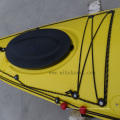 Une personne bateau en plastique Sea Ocean Kayak avec pédales et gouvernail